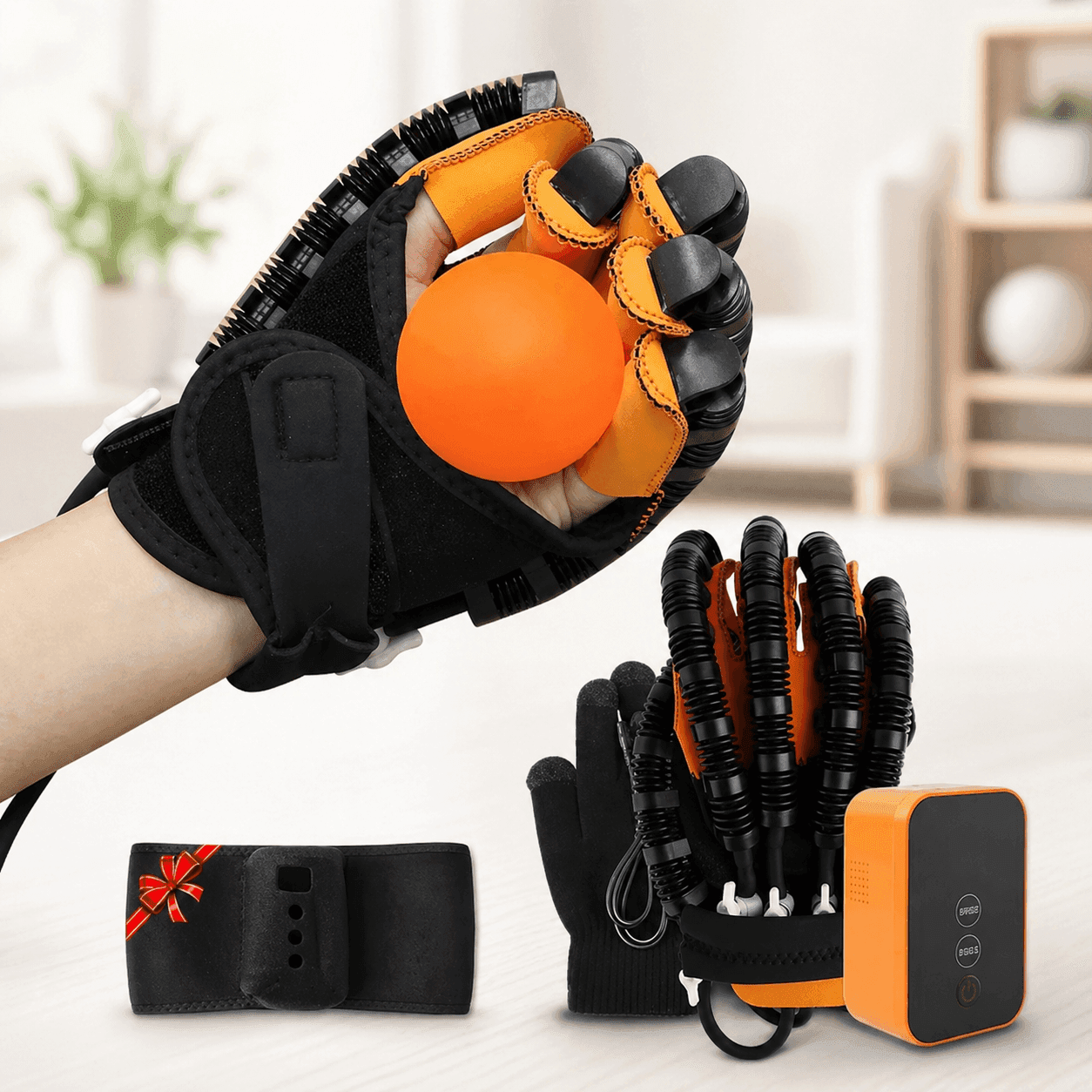 Smart Rehabilitation Robot Gloves for Stroke Recovery, Hand Therapy & Finger Massage