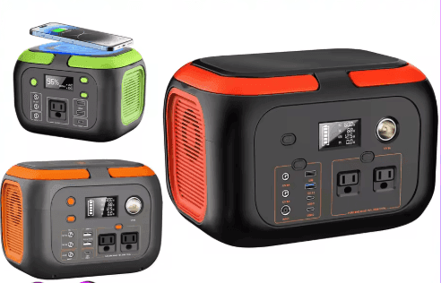 600W Portable Power Station with 110V AC Outlets Solar Generator Power Bank for Camping, Travel & Emergency Backup image 8