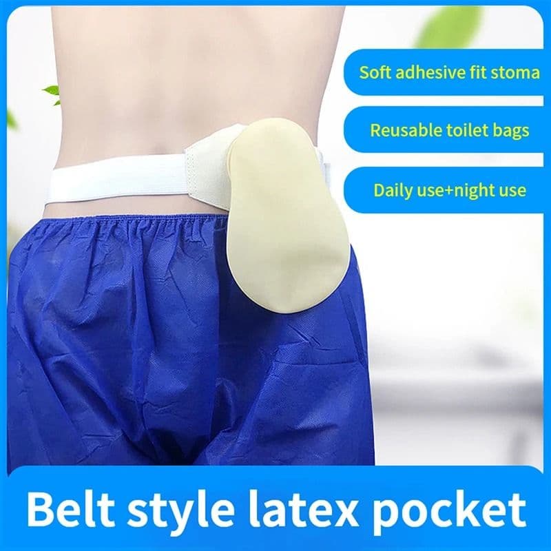 Silicone Colostomy Bags Ostomy Belt Drainable Urostomy Pouch After Colostomy Ileostomy image 4