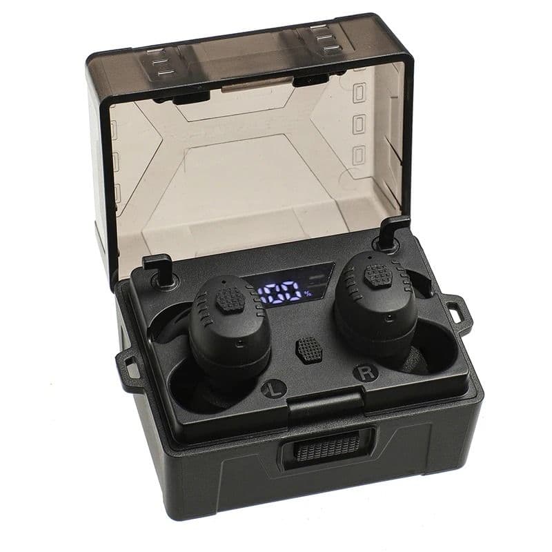 Noise-Cancelling Tactical Headset, Electronic Anti-Noise Earplugs for Shooting, Protection with Bluetooth image 9