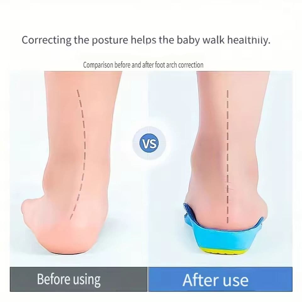 Kids Orthotic Insoles for Flat Feet and Arch Support with Comfortable Sports Cushioning image 8