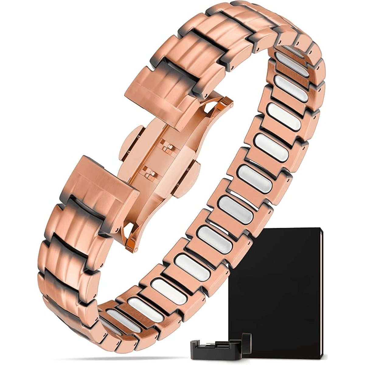 Pure Copper Magnetic Bracelet for Men with Adjustable Sizing Tool image 9