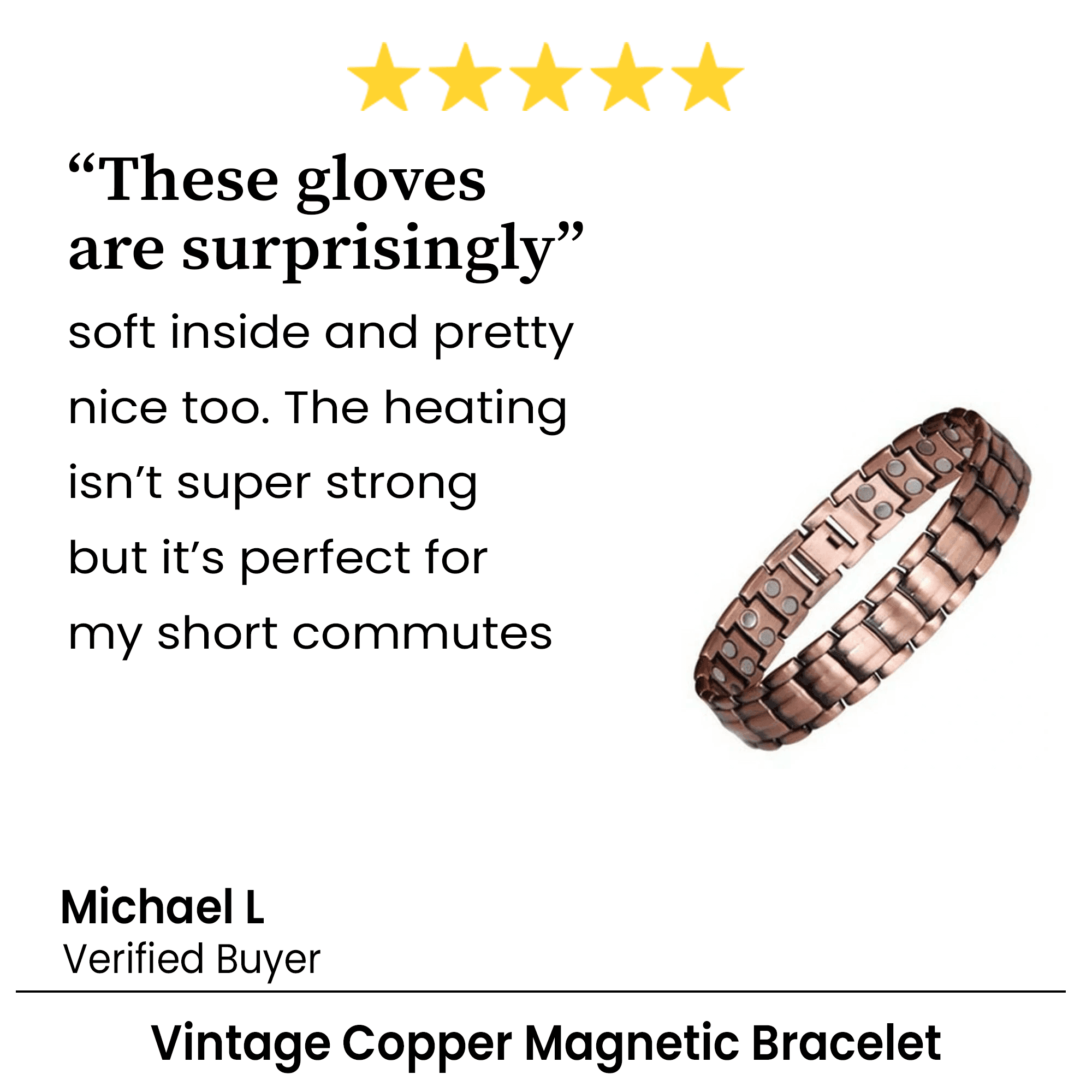 Pure Copper Magnetic Bracelet for Men with Adjustable Sizing Tool image 10