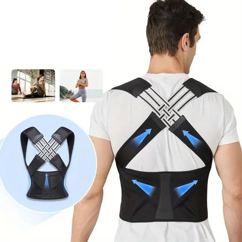 Adjustable Back Brace Posture Corrector for Full Back and Shoulder image 5