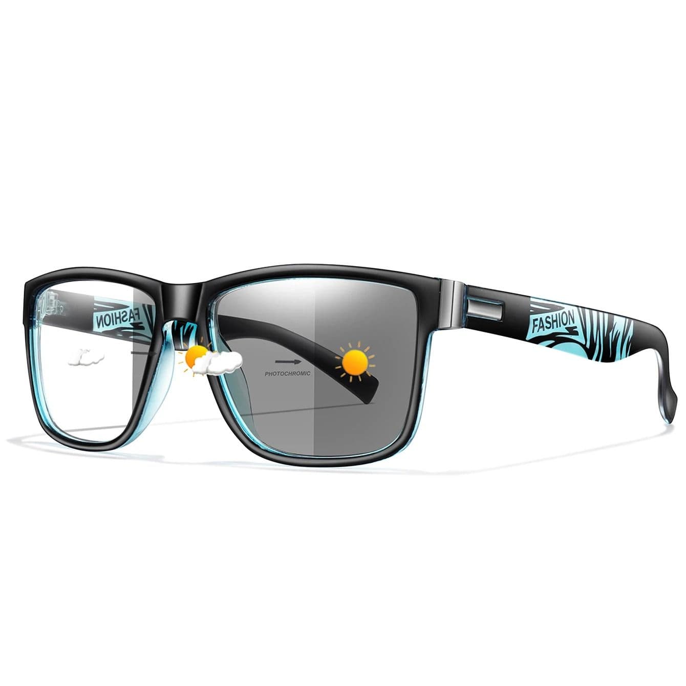 Adjustable Photochromic Reading Glasses with Classic Frame for Men Women image 9