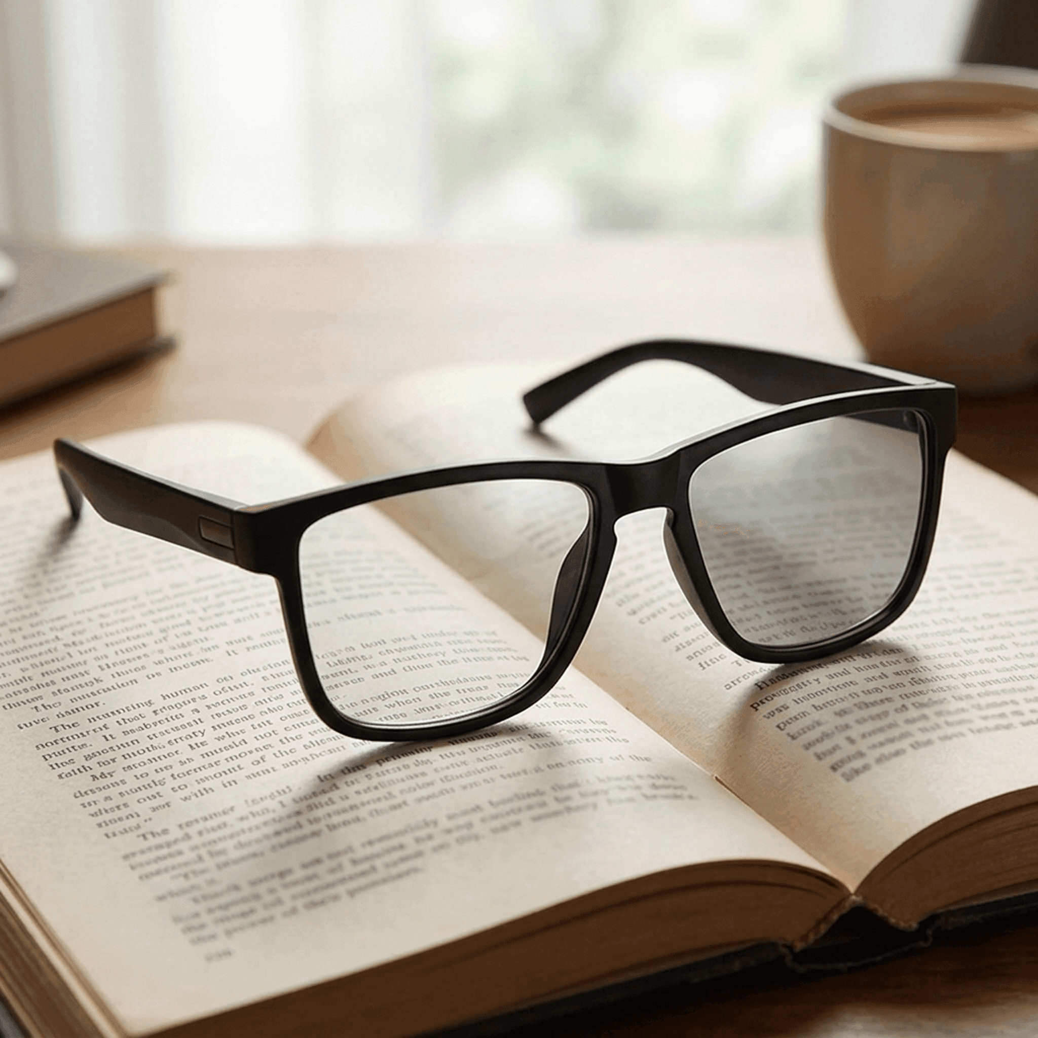 Adjustable Photochromic Reading Glasses with Classic Frame for Men Women