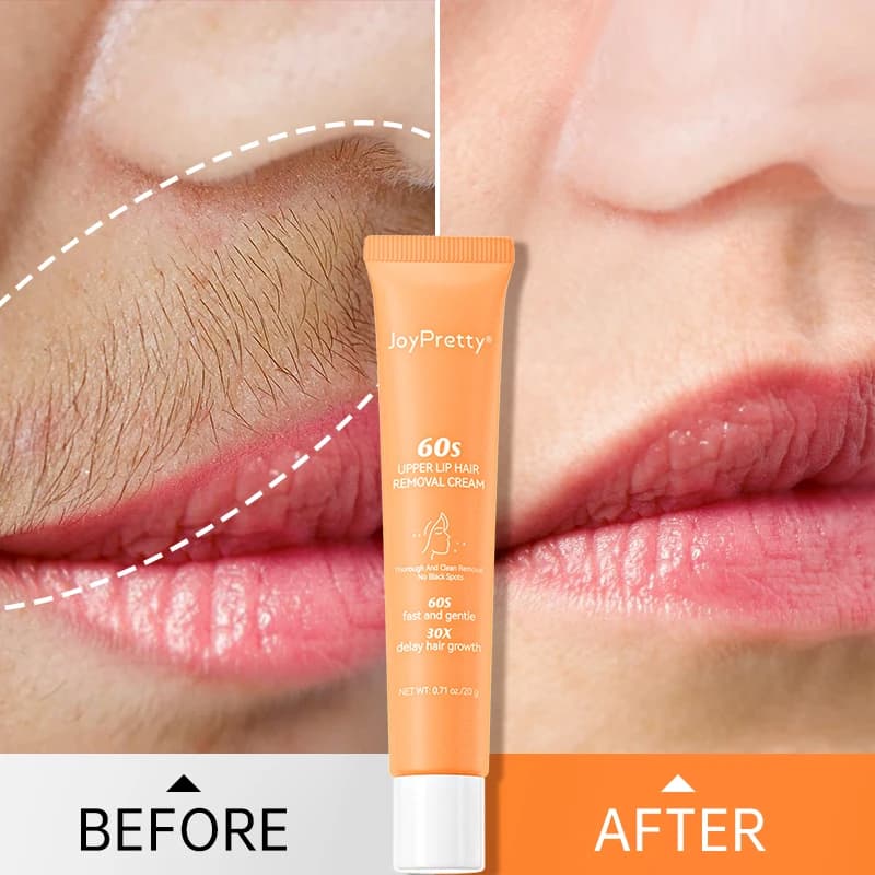 Fast Gentle Hair Removal Cream for Women, Whitening & Skin Care Depilation for Clear Lips and Underarms image 6