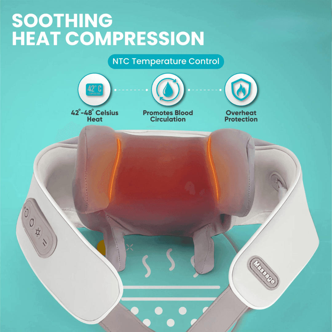 Neck & Shoulder Heat Massager – Therapeutic Relaxation Tool image 2