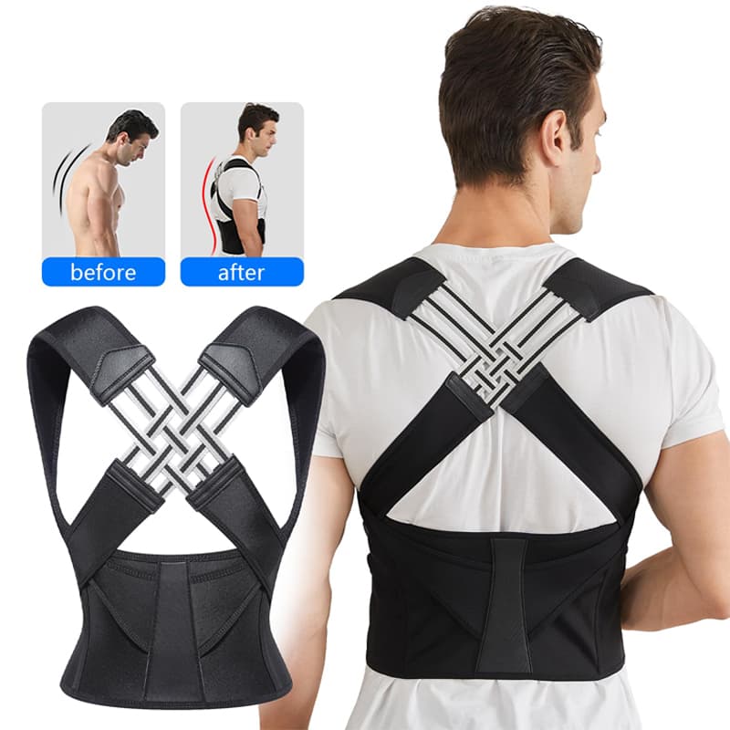 Adjustable Shoulder Posture Corrector Brace for Women & Kids, Breathable Back Support Belt for Better Alignment image 7
