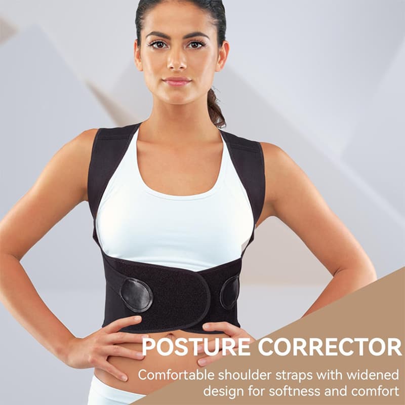 Adjustable Shoulder Posture Corrector Brace for Women & Kids, Breathable Back Support Belt for Better Alignment image 3