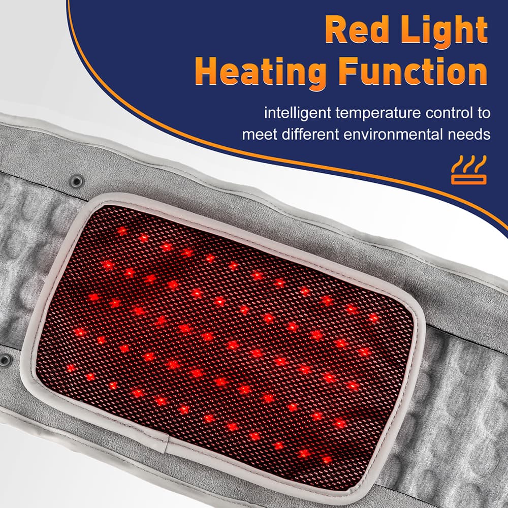 Rechargeable Inflatable Waist Belt for Lumbar Support, Heating, Vibration Massage & Decompression image 4