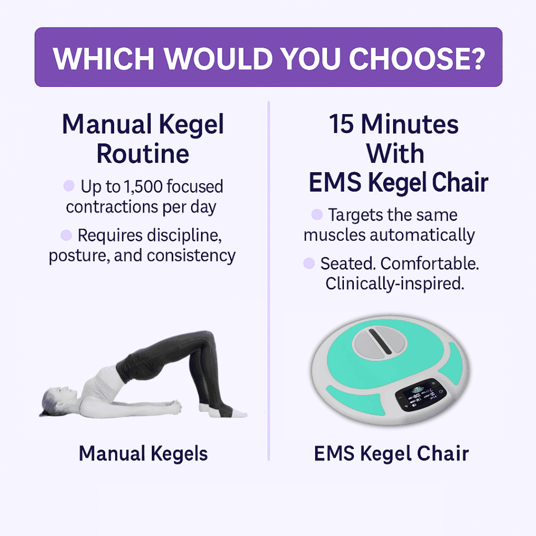 EMS Kegel Chair, Pelvic Floor Muscle Stimulation Machine for Incontinence Treatment & Postpartum Repair image 6