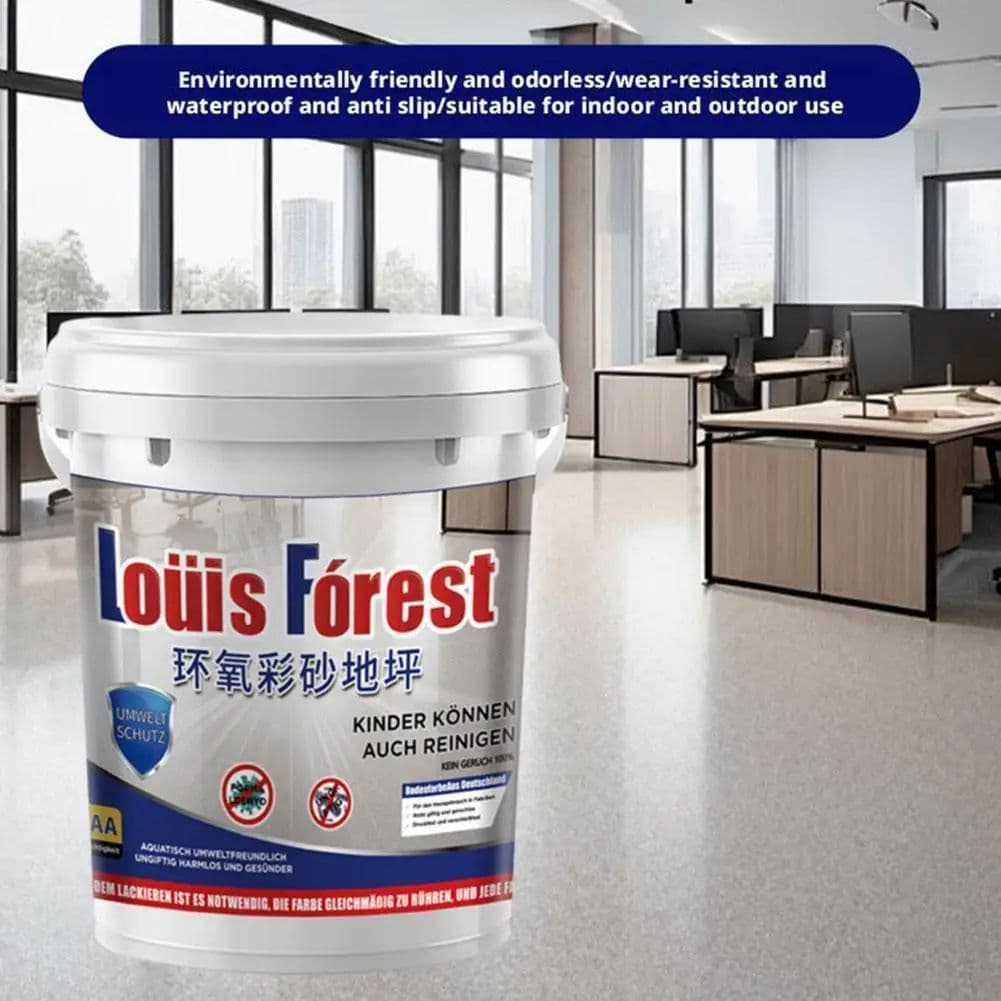 Luxury Marble Finish Epoxy Floor Coating Kit for Durable Glossy Home & Garage Floors image 3