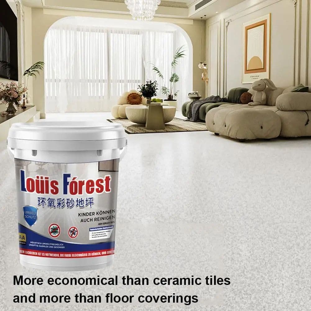 Luxury Marble Finish Epoxy Floor Coating Kit for Durable Glossy Home & Garage Floors image 7