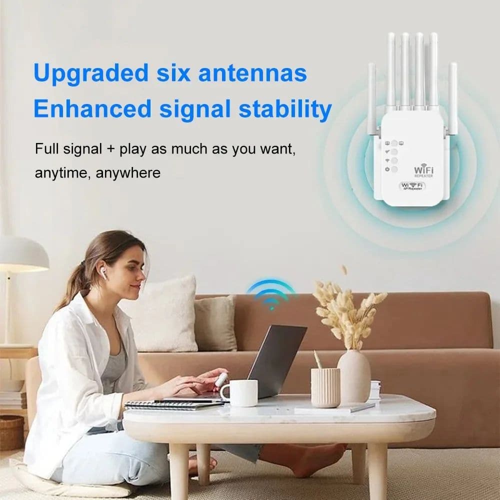 WiFi Signal Booster, Wireless WiFi Repeater, Dual Band 5G Extender image 3