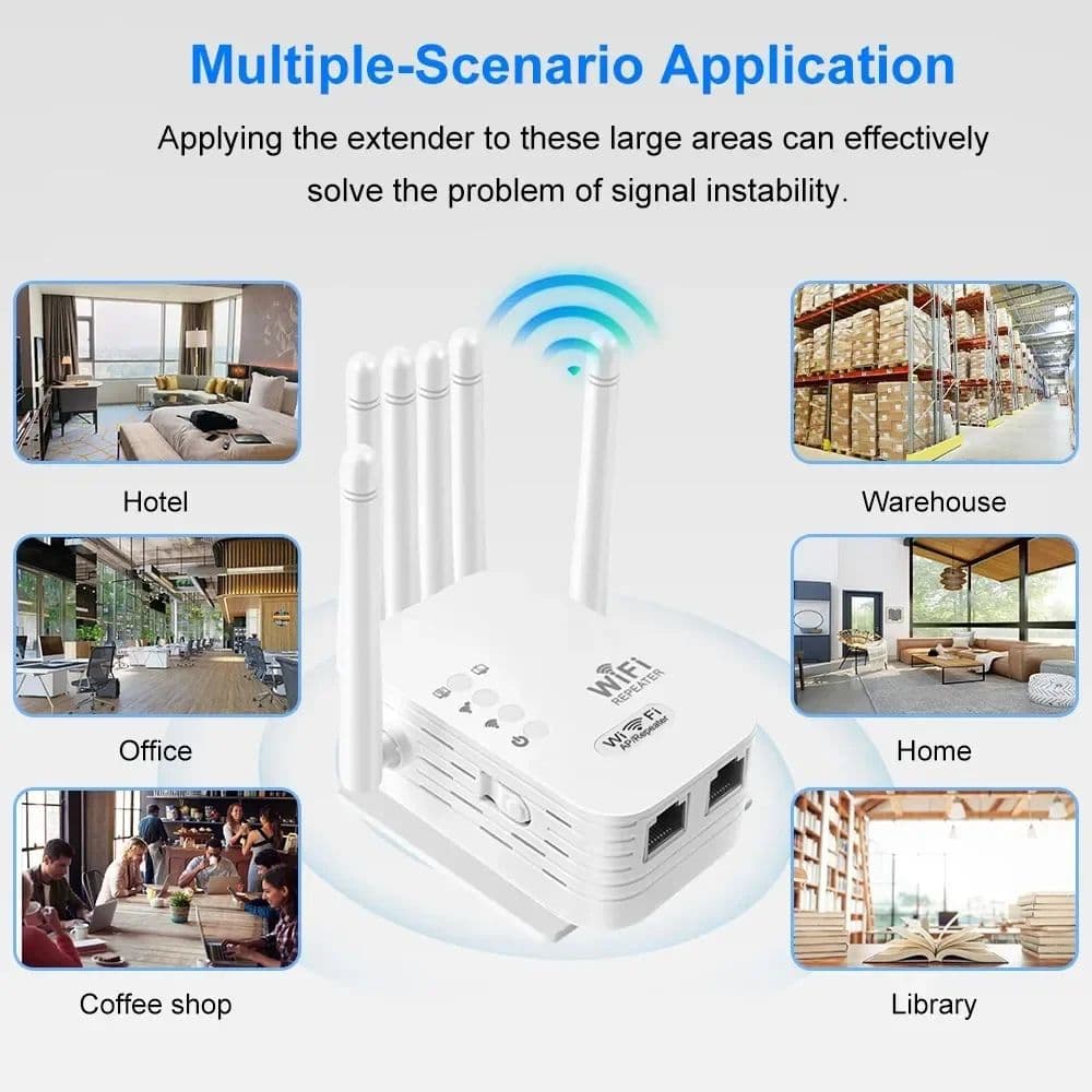 WiFi Signal Booster, Wireless WiFi Repeater, Dual Band 5G Extender image 4