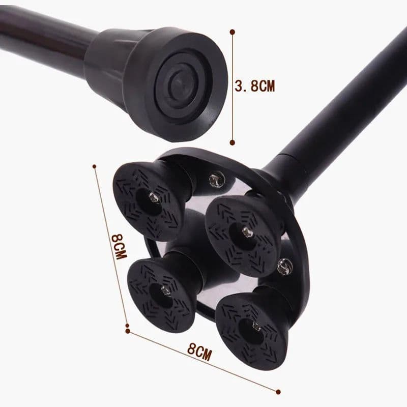 Premium Retractable Adjustable Walking Cane with LED Light for Seniors & Elders image 8
