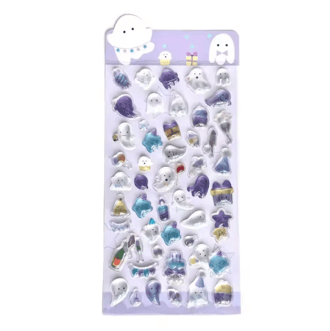 3D Puffy Stickers Cute Cartoon Craft & Journaling Stickers image 2