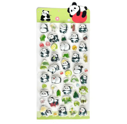 3D Puffy Stickers Cute Cartoon Craft & Journaling Stickers image 3