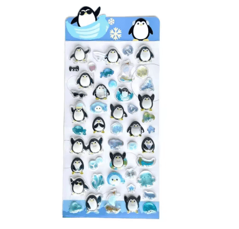 3D Puffy Stickers Cute Cartoon Craft & Journaling Stickers image 4