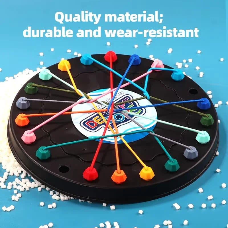 Childrens Puzzle Rope Challenge Board Game Interactive Logic Thinking Game for Kids image 4