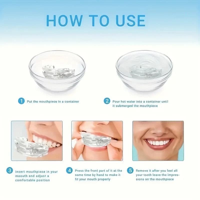 Adjustable Anti Snoring Mouth Guard for Bruxism Relief and Better Sleep image 7