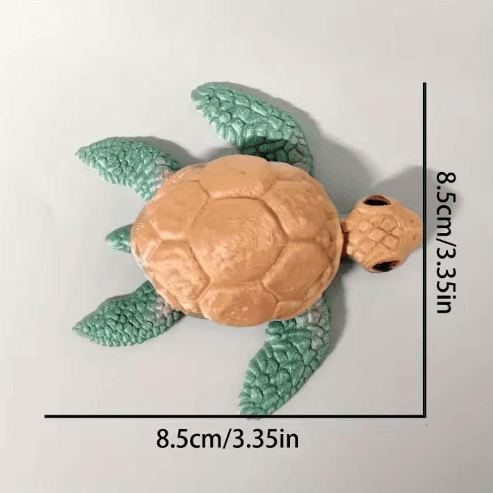 Set of 3D Printed Turtle Figurines with Movable Joint Desk Ornaments Creative Desktop Decorations and Holiday Gifts image 6