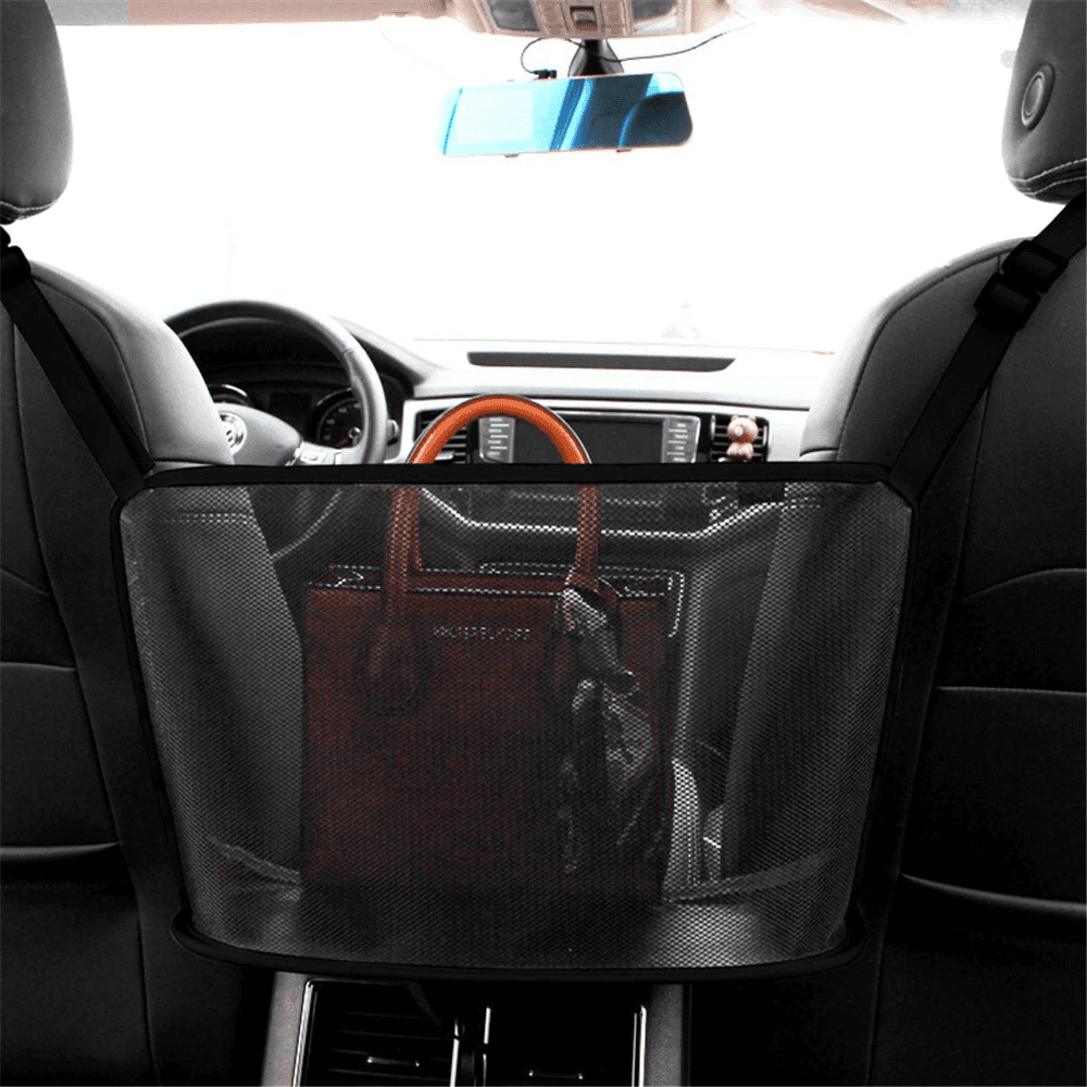 Car Net Pocket Handbag Holder the Purse Pouch for Cars image 5