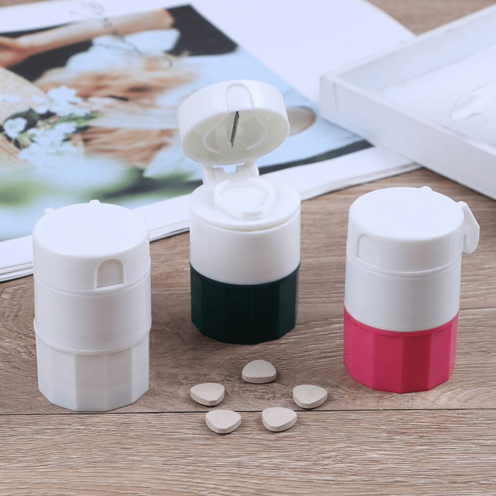 Smart 2-in-1 Pill Grinder & Splitter – Effortless Medication Management