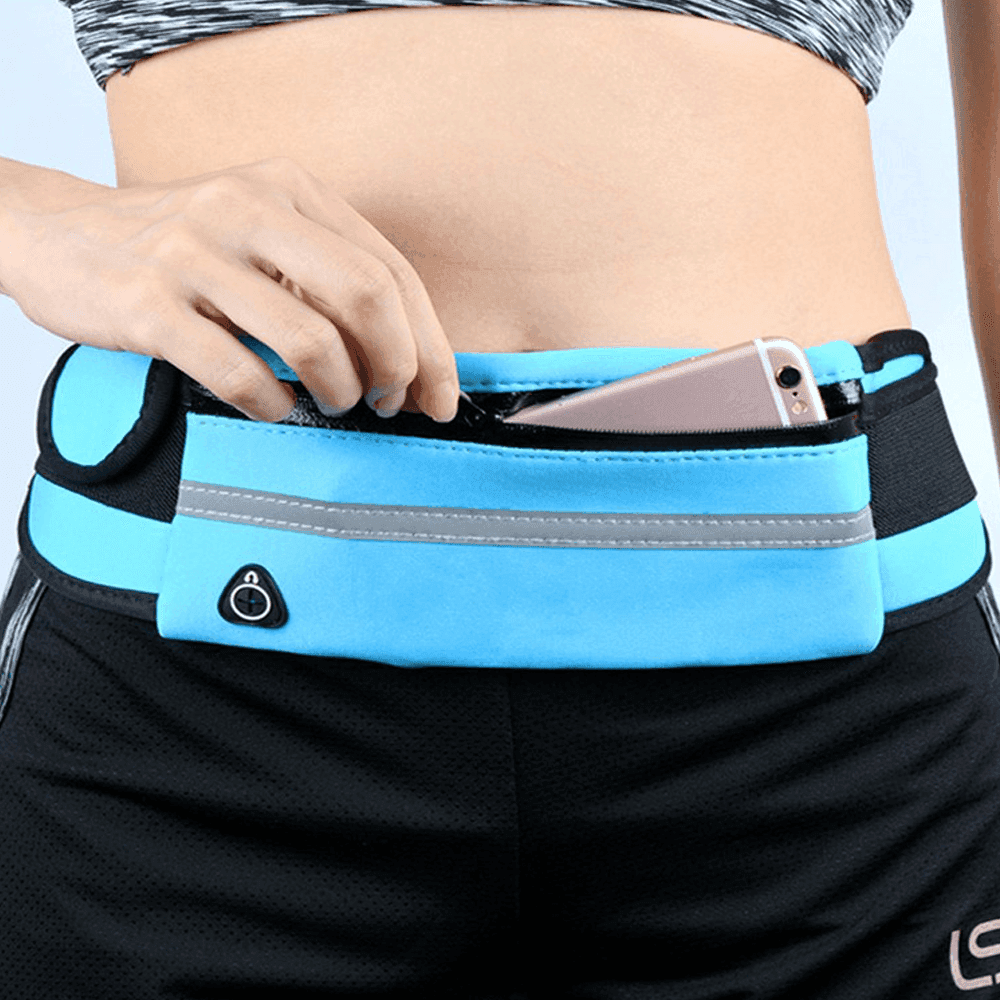 Comfortable Safety Waist Bag & Water Holder for Walking, Jogging & Running