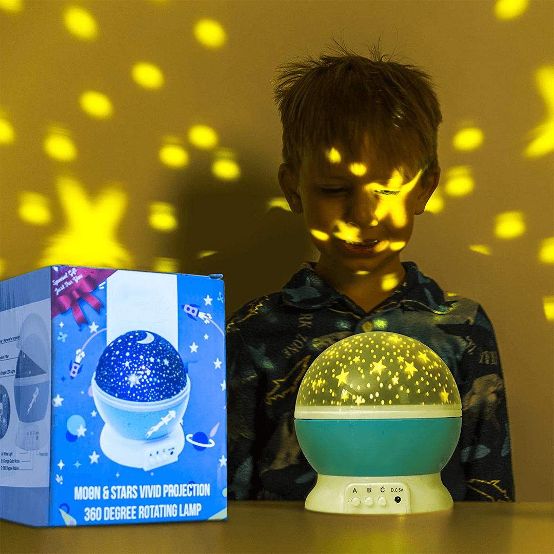 Space Projector Lamp - Rotating Universe Light for Bedroom & Room Decor